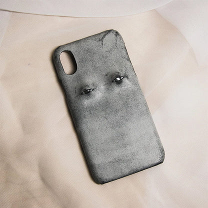 Eyes Leather iPhone Case - IPhone