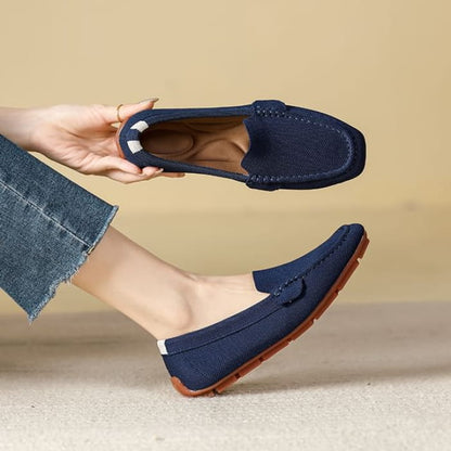 Fabric Slip Ons - Sapphire Blue / 34