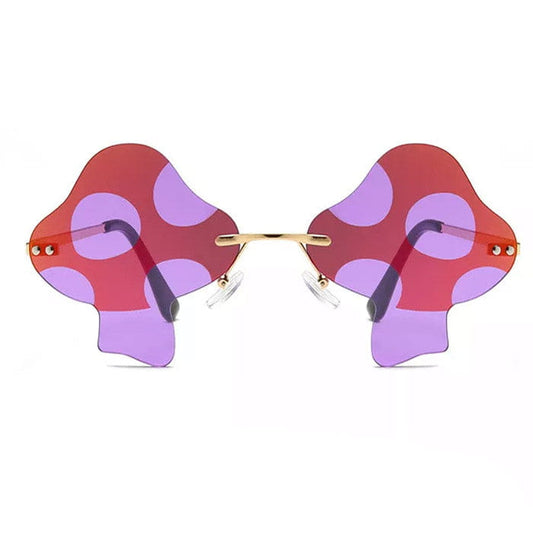 Fantasy Mushroom Sunglasses - Red/purple - Glasses