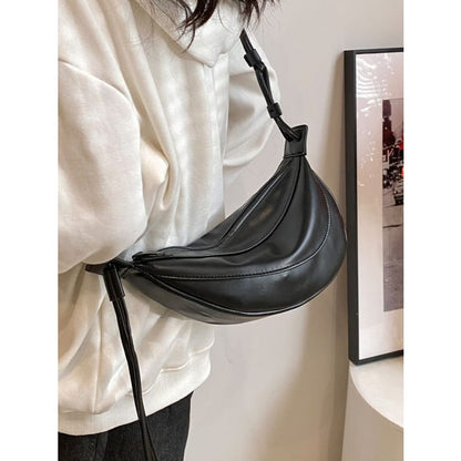 Faux Leather Waist Bag