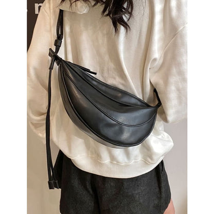 Faux Leather Waist Bag