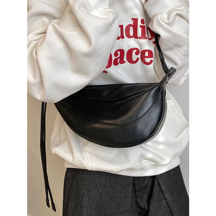 Faux Leather Waist Bag