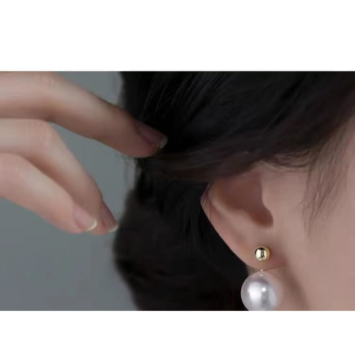 Faux Pearl Ear Jacket