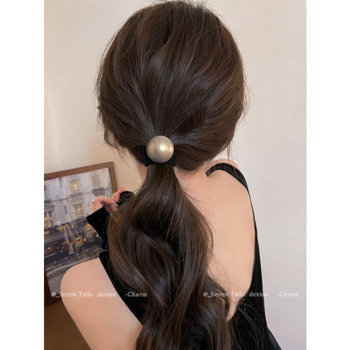 Faux Pearl Hair Tie / Set - Accessories