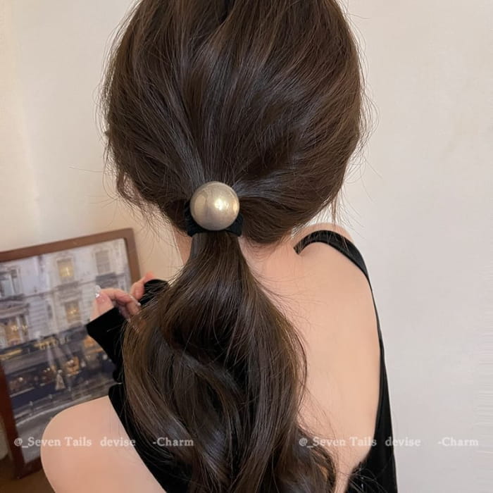 Faux Pearl Hair Tie / Set - Accessories