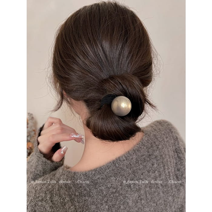 Faux Pearl Hair Tie / Set - Accessories