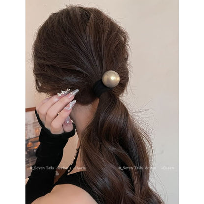 Faux Pearl Hair Tie / Set - Accessories