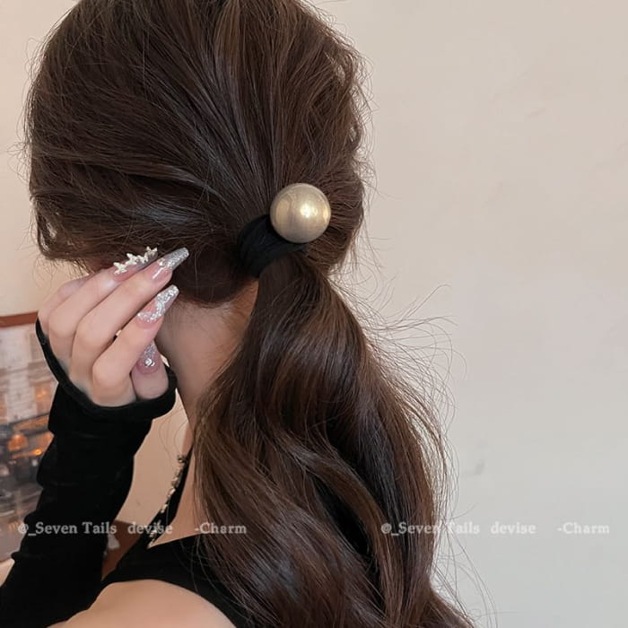 Faux Pearl Hair Tie / Set - Accessories