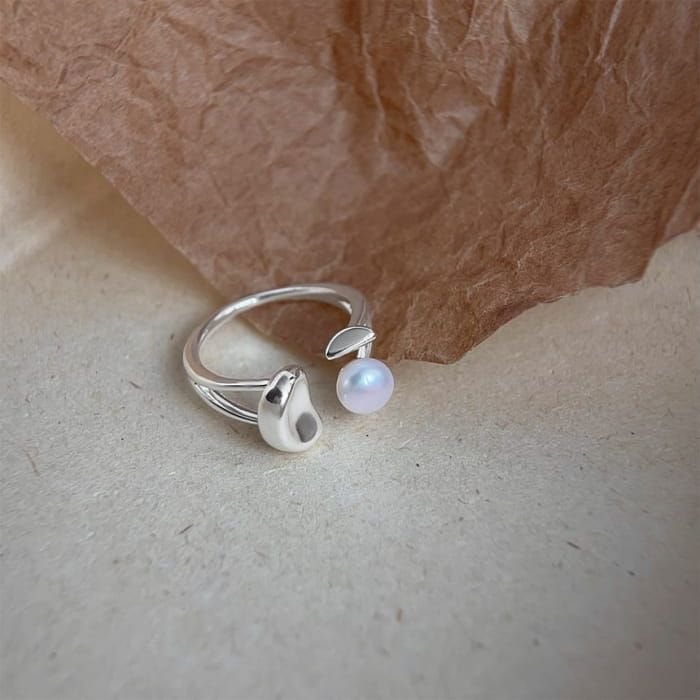 Faux Pearl Ring