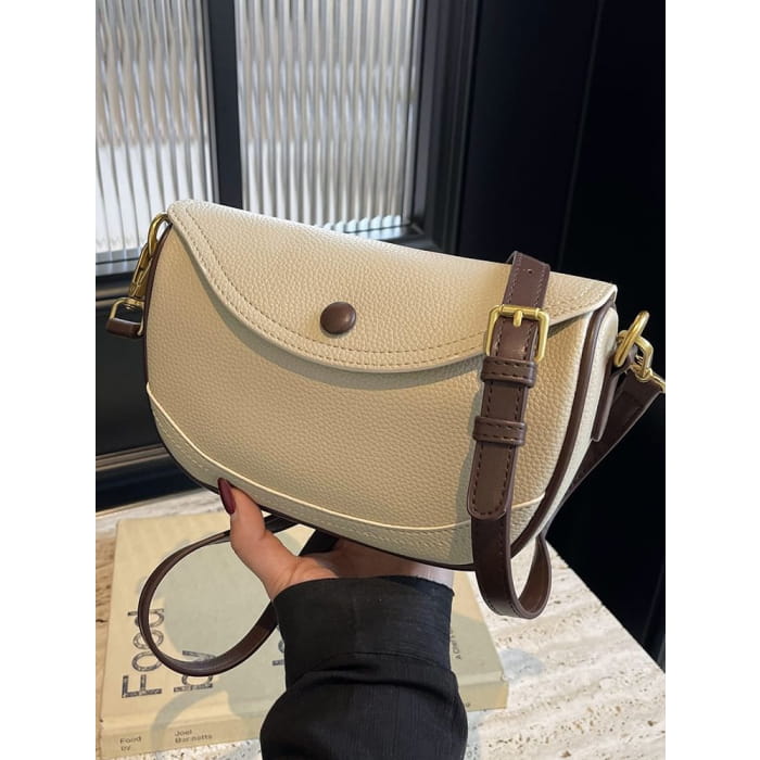 Flap Panel Crossbody Bag