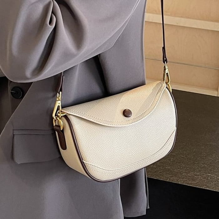 Flap Panel Crossbody Bag