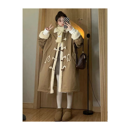 Fleece-Lined Duffle Coat