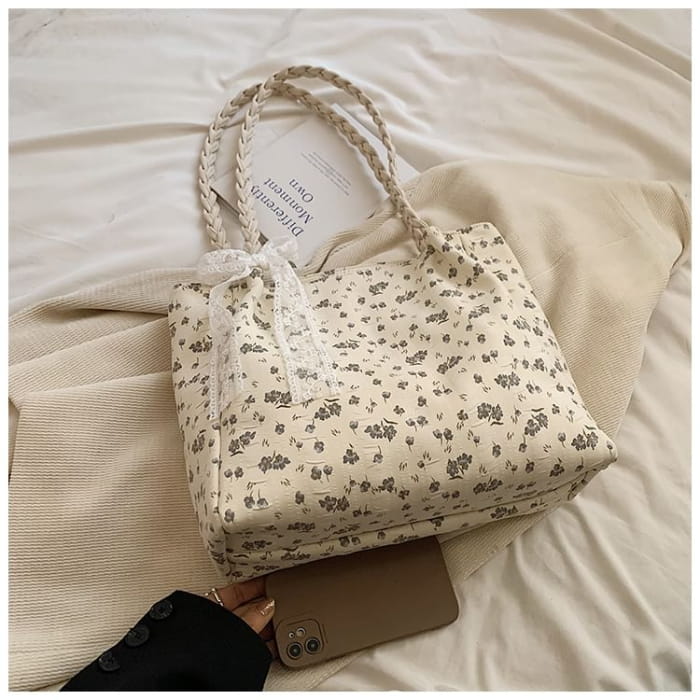 Floral Shopper Bag