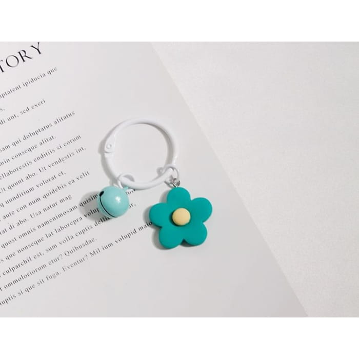 Flower Bag Charm / Key Ring