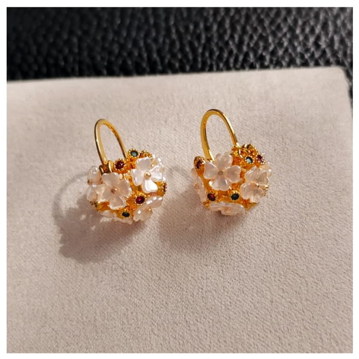 Flower Drop Earring