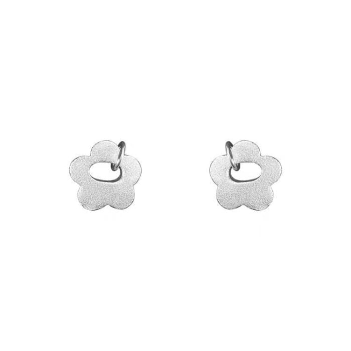 Flower S925 Sterling Silver Stud Earring