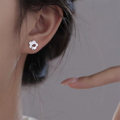 Flower S925 Sterling Silver Stud Earring