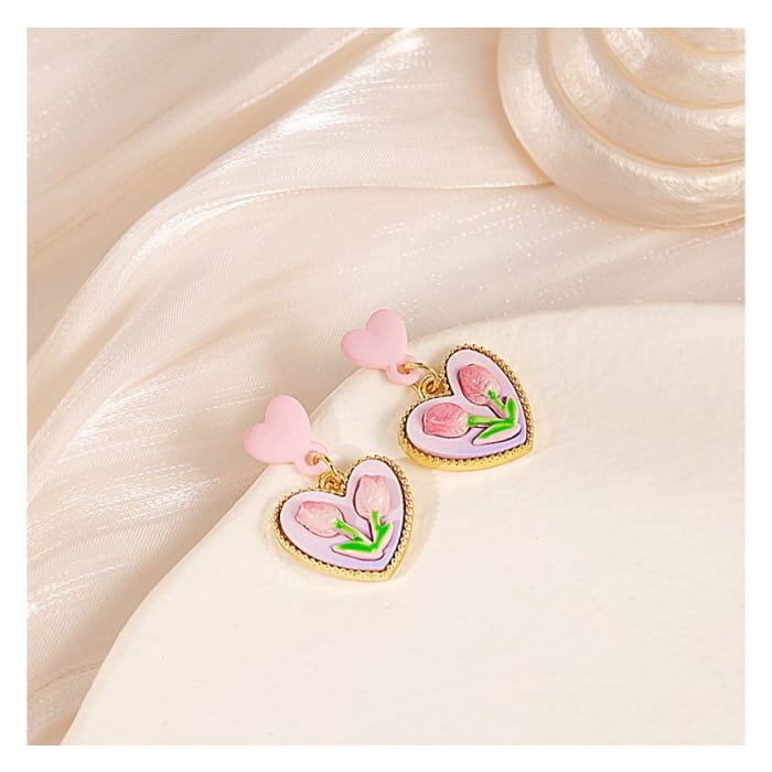 Flower Stud Earring / Drop