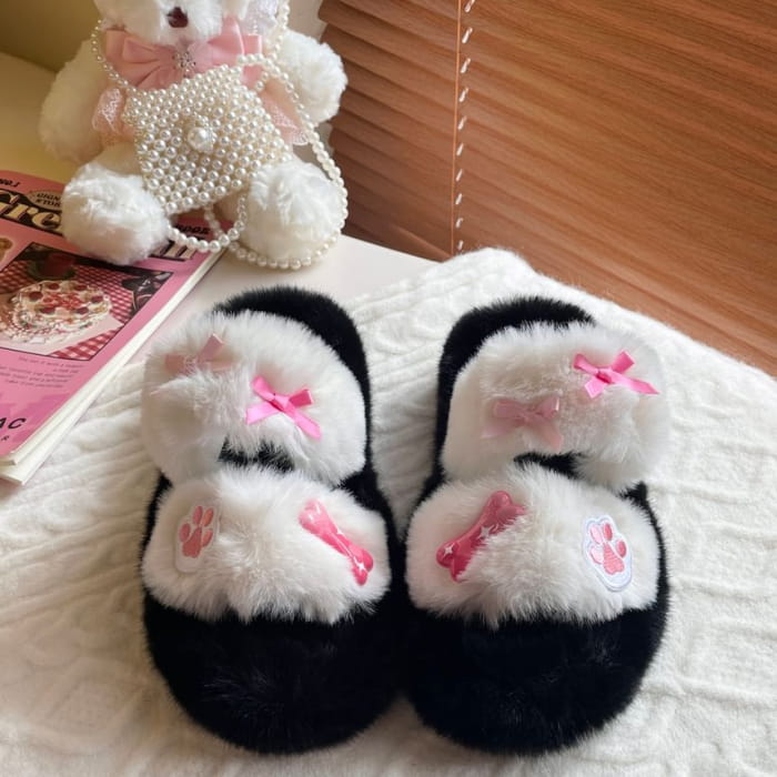 Fluffy Slide Sandals