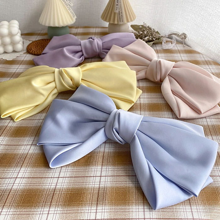 French Satin Hair Bow - Other