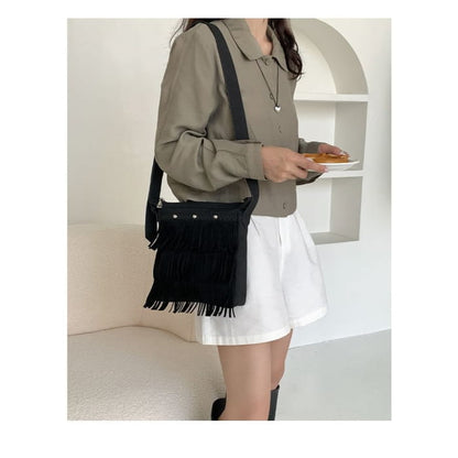 Fringed Crossbody Bag