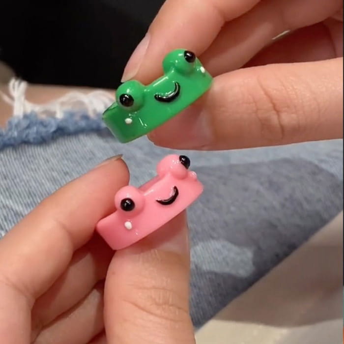 Frog Couple Rings Set - ring