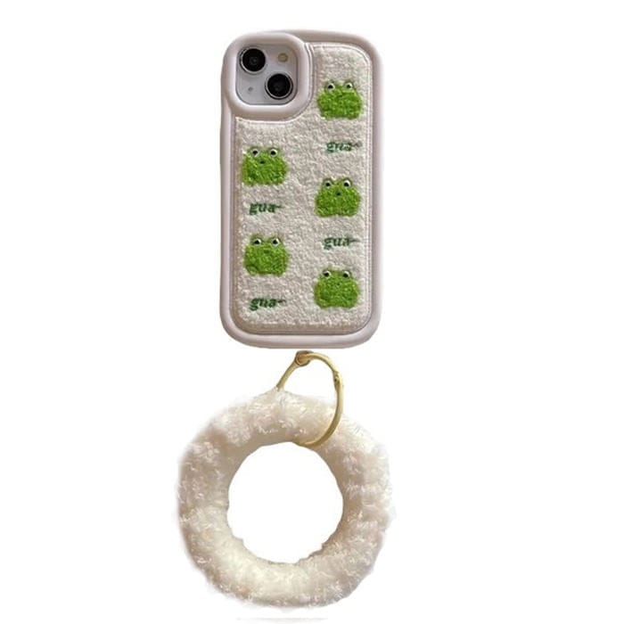 Frog Embroidery IPhone Case - iPhone 11 / 2