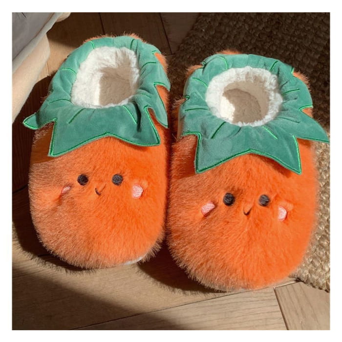 Frog Fluffy Slippers