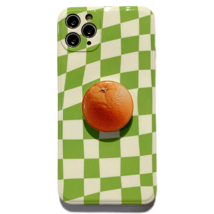 Fruit Green Checkerboard iPhone Case - IPhone