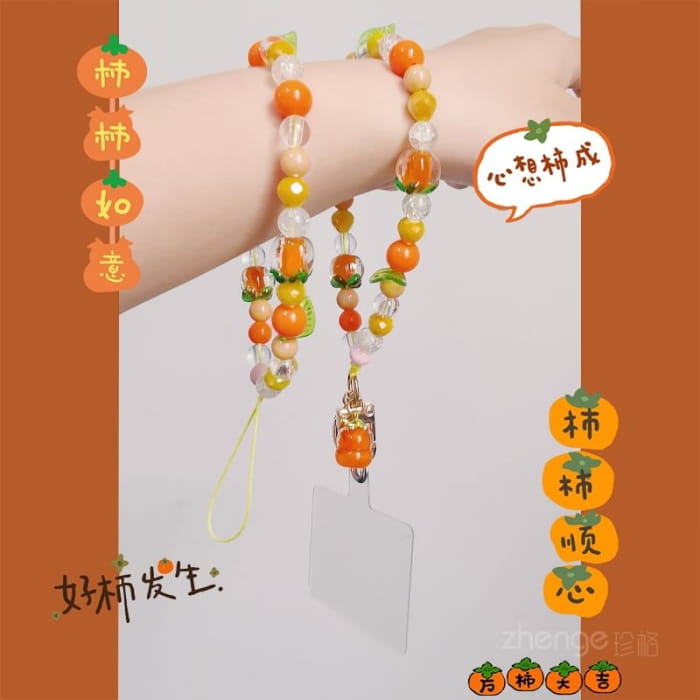 Fruit Plastic Phone Strap / Bag Charm - Accessories