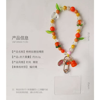 Fruit Plastic Phone Strap / Bag Charm - Accessories