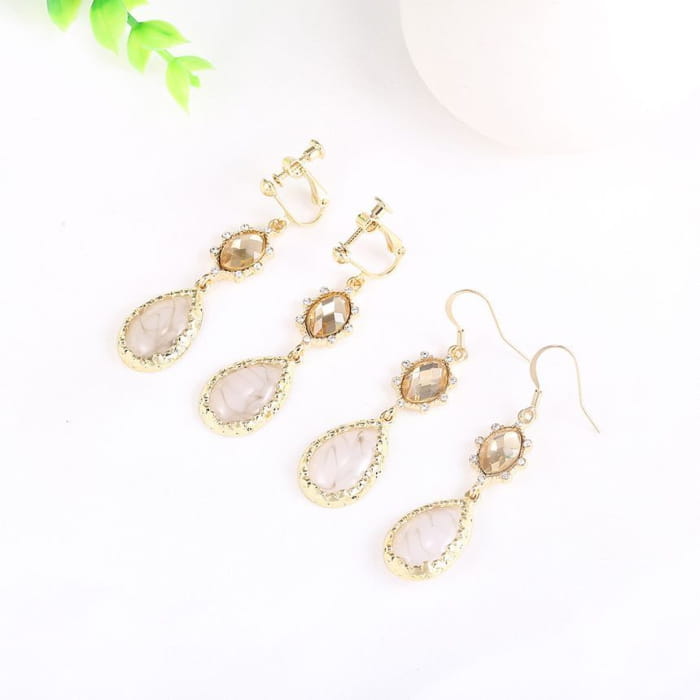 Gemstone  Drop Earring Egirldoll