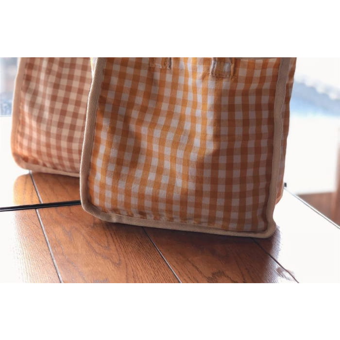 Gingham Lunch Bag