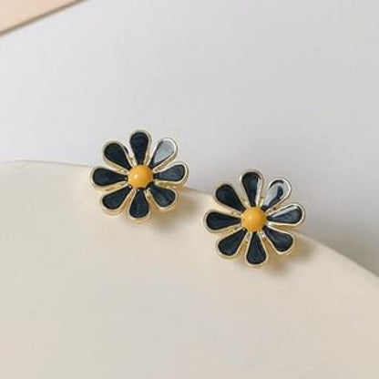 Glaze Alloy Earring (Various Designs) - 1 Pair - Stud