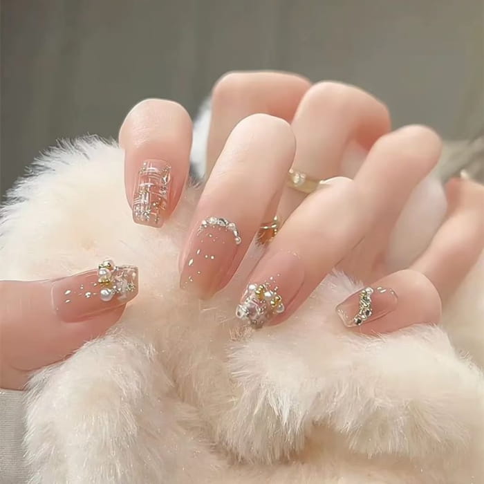 Glitter Star Press On Nails - Accessories