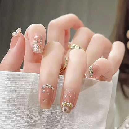 Glitter Star Press On Nails - Accessories