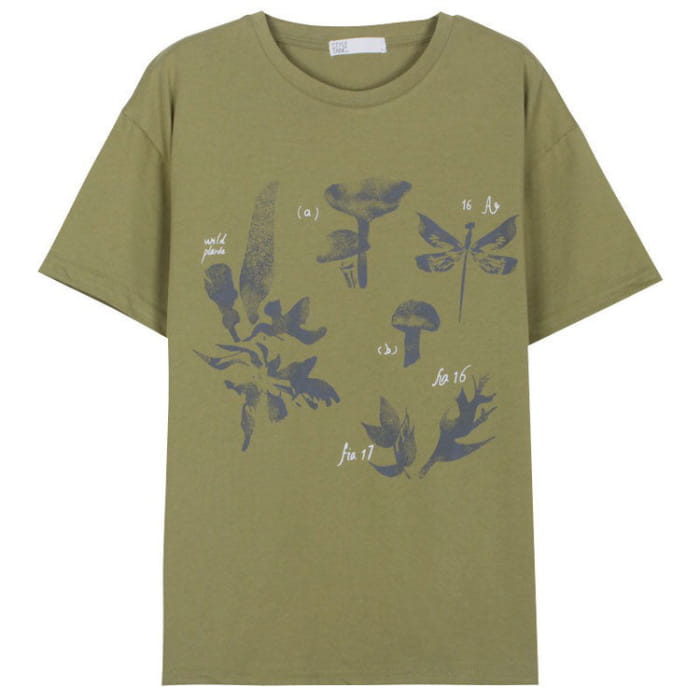 Green Garden Plant Aesthetic T-Shirt - S / T-Shirts