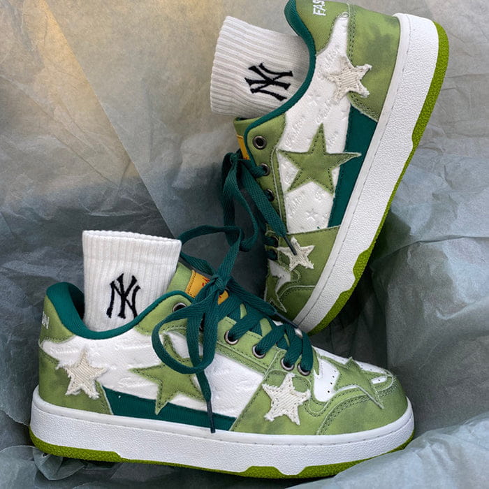 Green Star Sneakers