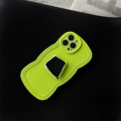 Green with Mirror iPhone Case - IPhone