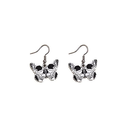 Halloween Butterfly Drop Earring - 1 Pair - E2436-11