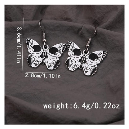 Halloween Butterfly Drop Earring