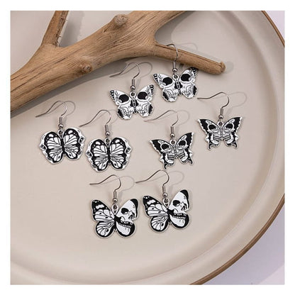 Halloween Butterfly Drop Earring