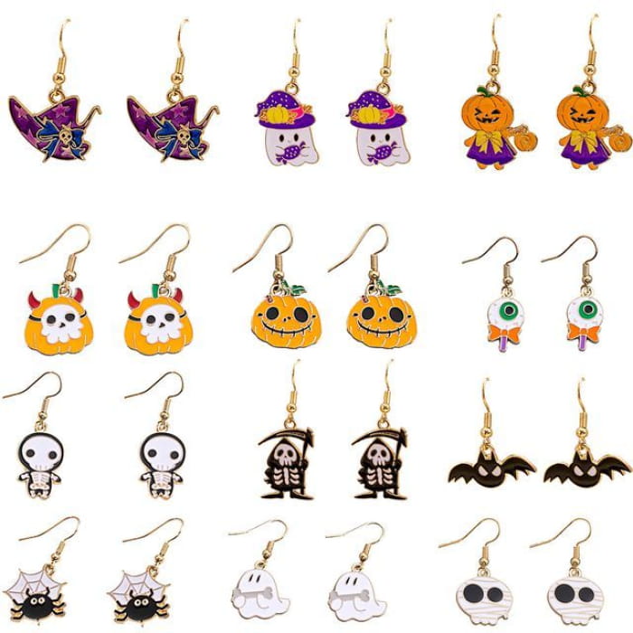 Halloween Cartoon Drop Earring