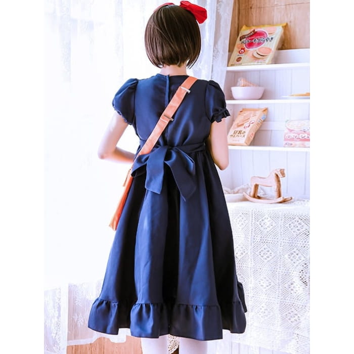 Halloween Costume Dark Blue Dress - Free Size