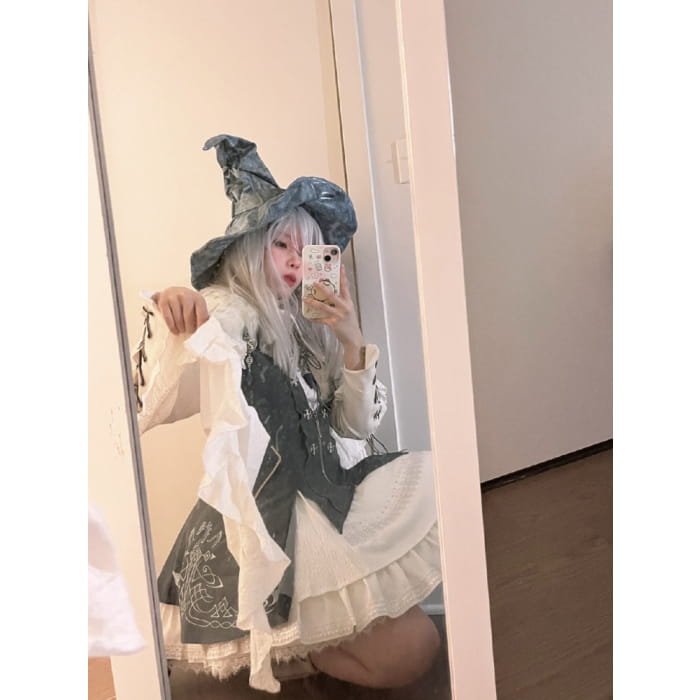 Halloween Crocodile Witch Hat