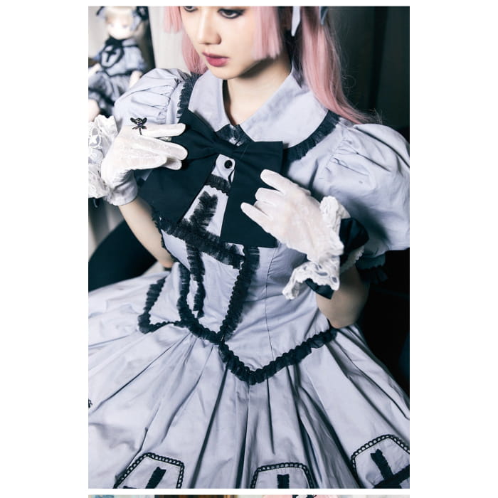 (Buyforme)Confession Balloon~Halloween Cross Lolita OP Dress   