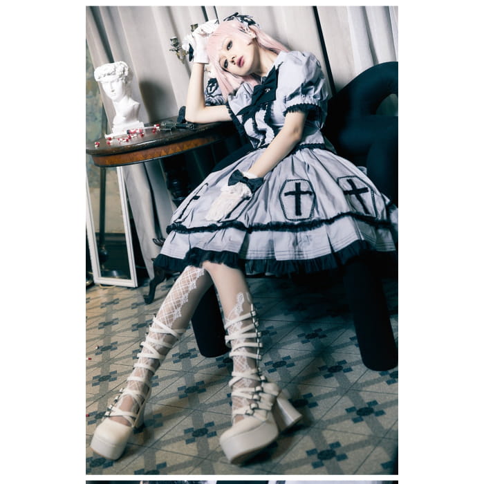 Halloween Cross Lolita Dress - OP