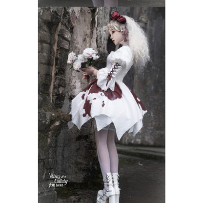 Halloween Gothic Lolita Blood Stained Dress - OP