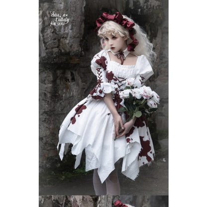 Halloween Gothic Lolita Blood Stained Dress - OP