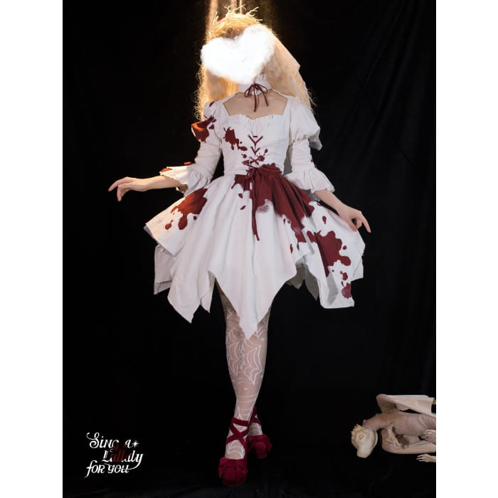 Halloween Gothic Lolita Blood Stained Dress - OP